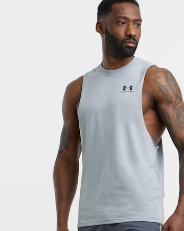 Under Armour Chest Logo Cut Off Tank