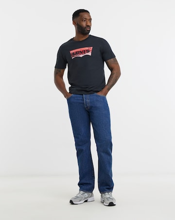 Levi's Short Sleeve Graphic Batwing T-Shirt - Black