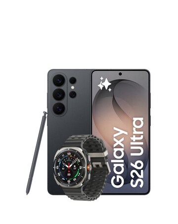 Samsung Galaxy S26 Ultra 512GB (Black) & Galaxy Watch Ultra 47mm BT bundle