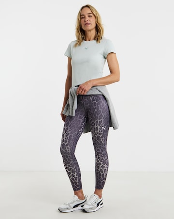 PUMA Womens Essential Spotted Haze Tight High Waist 7/8 Leggings