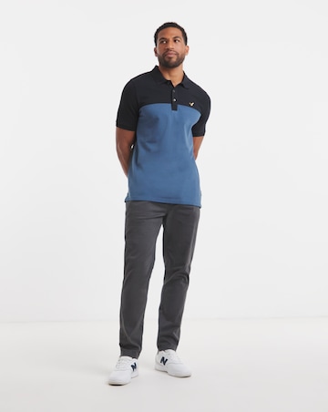 Voi Colour Block Pique Polo Long Length