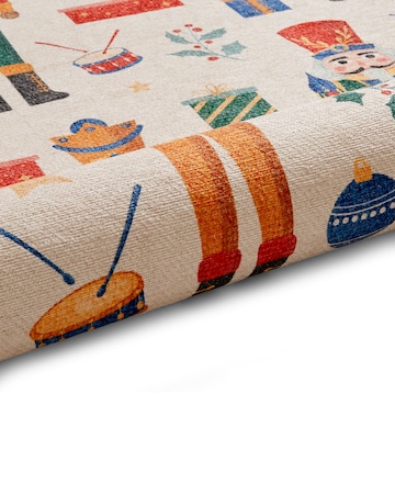 Christmas Nutcrackers Washable Large Doormat