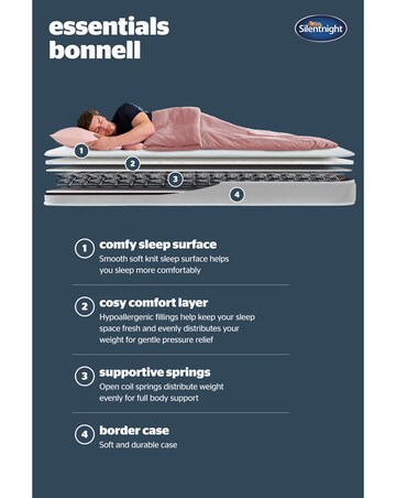Silentnight Essentials Bonnell Rolled Mattress
