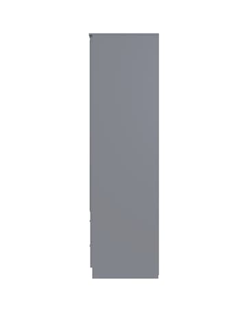 Eider Ready Assembled 2 Door 2 Drawer Mirrored Wardrobe - Kids