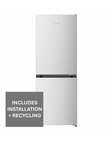Indesit INKS 1201 S4UK Low Frost 70/30 Fridge Freezer - Silver + Installation