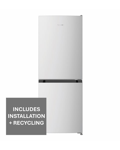 Indesit INKS 1201 S4UK Low Frost 70/30 Fridge Freezer - Silver + Installation