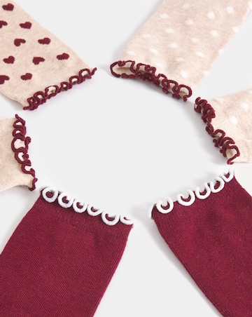 Pretty Secrets (3 Pair Pack) Reindeer Novelty Christmas Socks