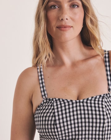 MAGISCULPT Gingham 360 Degree Shaping Swimdress