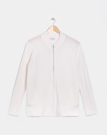 Zip Through Pocket Cardigan