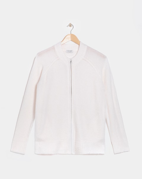 Zip Through Pocket Cardigan