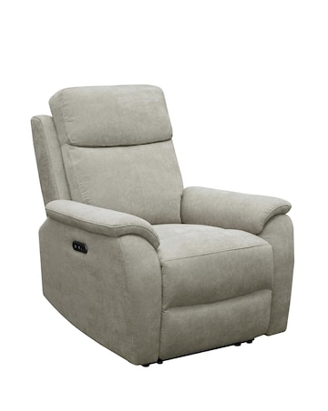 Aspire Kingsmere Fabric Power Recliner Armchair