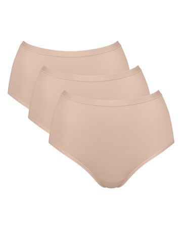 Sloggi Go Daily Cotton (3 Pack) Soft High Waist Knickers