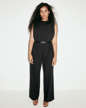 Mango Belt Detail Jumpsuit