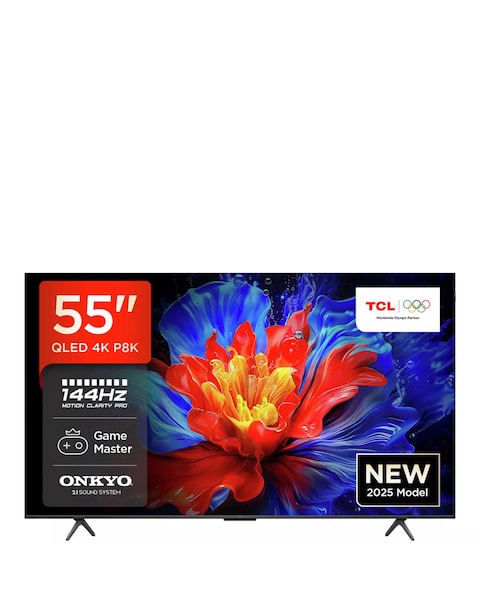 TCL 55P8K-UK 55in 4K Ultra HD HDR Smart Fire TV with Freely