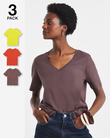 3 Pack The V Neck T-Shirts