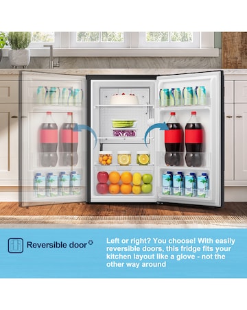 Fridgemaster MUL4892EB Under Counter Fridge - Black E Rated