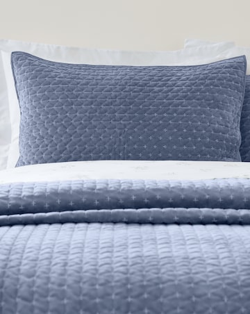 Bianca Attica Velvet Pillowsham Pair