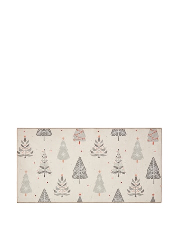 Christmas Trees Washable Large Doormat