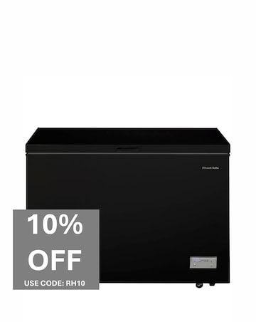 Russell Hobbs RH300CF201B 300L Chest Freezer Black + Install