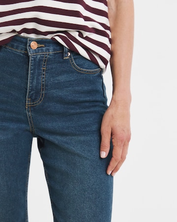 24/7 Mid Wash Straight Leg Jeans