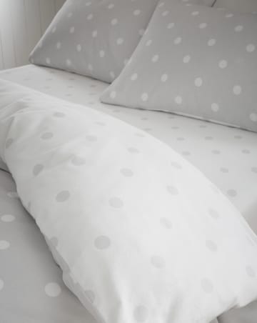 Catherine Lansfield Brushed Polka Dot Fitted Sheet