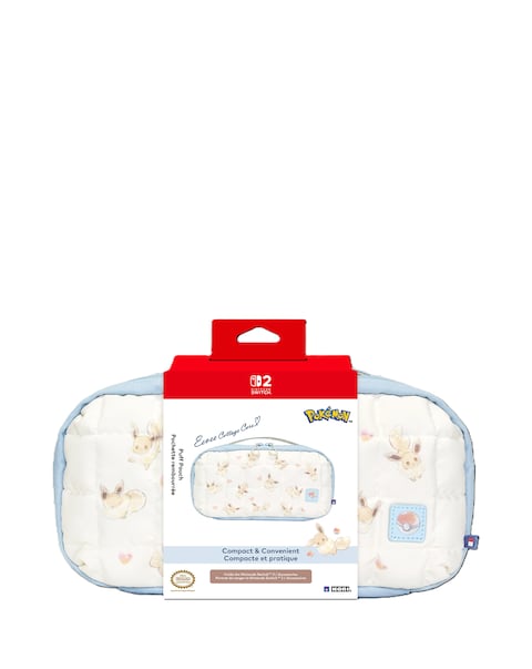 HORI Puff Pouch for Nintendo Switch 2 - Eevee Cottage Core