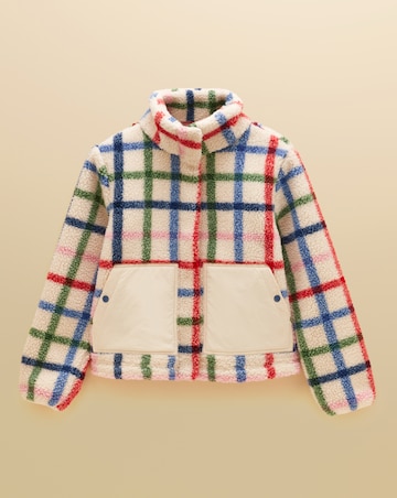 Joules Lottie Check Fleece