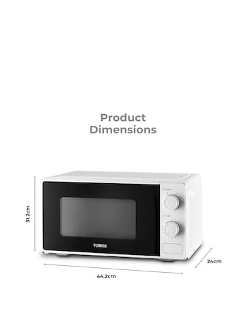 Tower 20L 800W Micorwave White