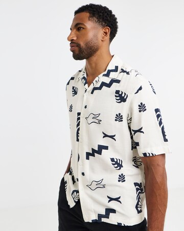 Only & Sons Printed Shirt - Cream
