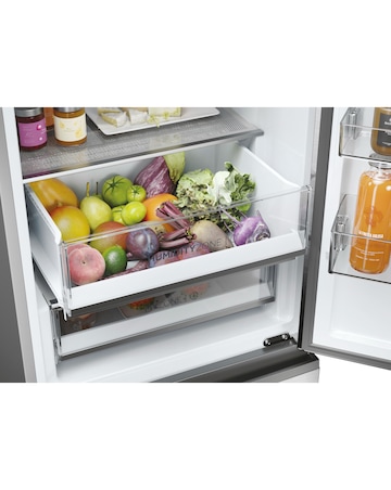 Haier Combi 3DR Series 5 HTW5618EWMG 180cm WTD Refrigerator Inox + Install