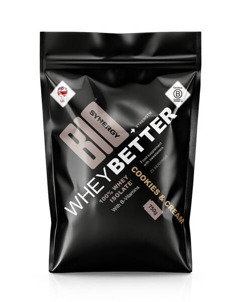 Bio-Synergy Whey Better Protein Powder Cookies n Cream - 750g