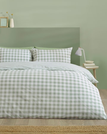 Catherine Lansfield Bamford Gingham Check Duvet Cover Set