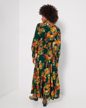 Joe Browns Selena Fruity Long Sleeve Maxi Dress