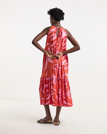 Jersey Halter Neck Maxi Dress