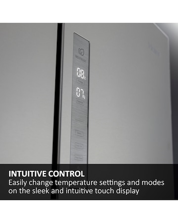 Haier HFR5719ENMG 70 FD Plain Door Refrigerator Silver + Install