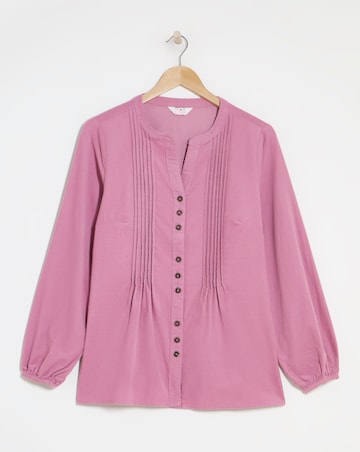Julipa Cord Pintuck Blouse