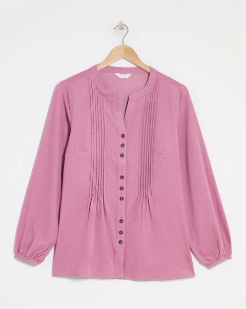 Julipa Cord Pintuck Blouse