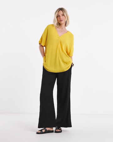 Textured Crinkle Tunic Top