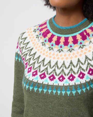 Joe Browns Tilly Floral Fairisle Jumper
