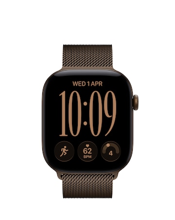 Apple Watch Series 12 GPS 46mm - Bronze Aluminium/Bronze Milanese Loop - M/L