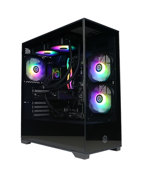 CyberPowerPC Lumina AMD Ryzen 5 9600X, NVIDIA GeForce RTX 5060 Ti, 16GB RAM, 1TB NVMe SSD, Windows 11 Home Gaming PC