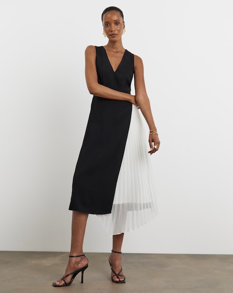 Joanna Hope Dress With Pleated Panel