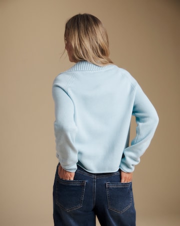 Julipa Pure Cotton Cable Knitted Cardigan