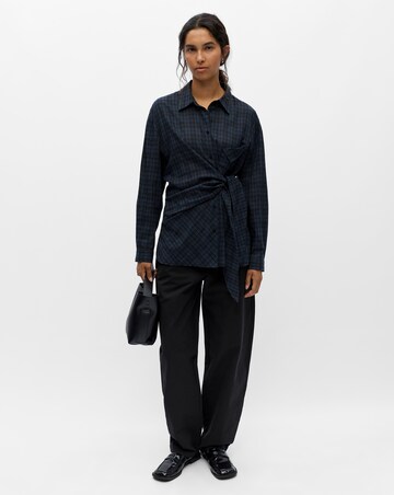 Object Malua Check Knotted Shirt