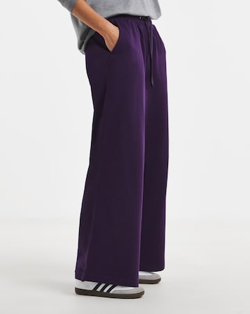 Plum Wide Leg Jogger