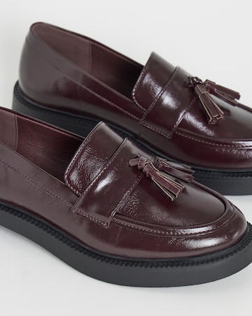 Madelyn Tassle Detail Loafer Shoes - Wide Fit (E)