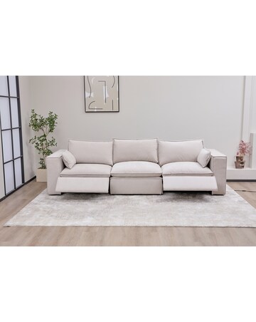 Campbell 3 Seater Power Recliner Sofa