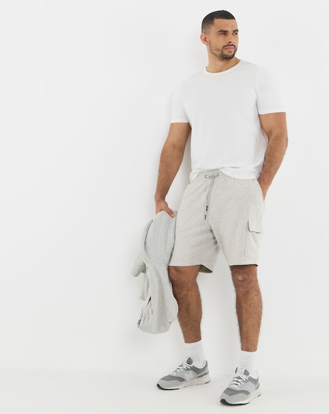 Jersey Sweat Cargo Short