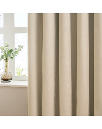 Furn. The Ultimate Velvet Blackout Pencil Pleat Curtains