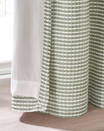 Catherine Lansfield Stab Stitch Curtains